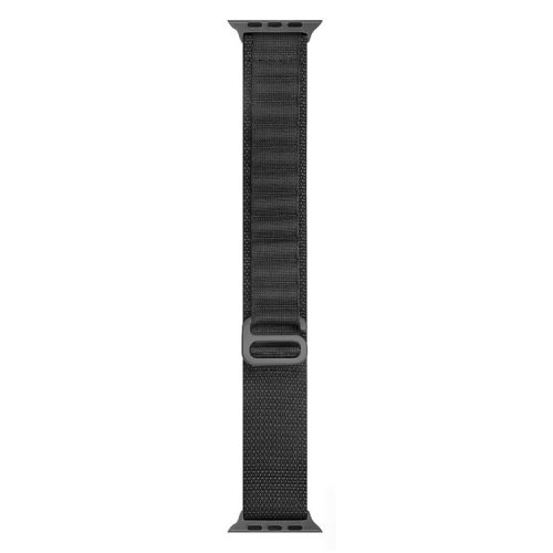 AHASTYLE WG97 For Apple Watch 10 46mm / Ultra 2 / Ultra 49mm / 9 8 7 45mm / SE (2023) SE (2022) SE 6 5 4 44mm / 3 2 1 42mm Woven Nylon Band - Black