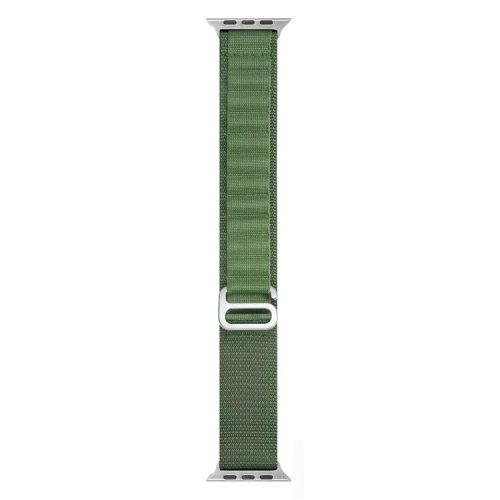 AHASTYLE WG97 For Apple Watch 10 46mm / Ultra 2 / Ultra 49mm / 9 8 7 45mm / SE (2023) SE (2022) SE 6 5 4 44mm / 3 2 1 42mm Woven Nylon Band - Green