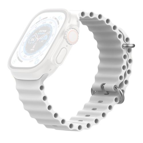 AHASTYLE WG102 for Apple Watch 10 46mm / Ultra 2 / Ultra 49mm / 9 8 7 45mm / SE (2023) SE (2022) SE 6 5 4 44mm / 3 2 1 42mm Watch Strap - White