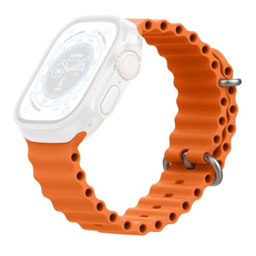 AHASTYLE WG102 for Apple Watch 10 46mm / Ultra 2 / Ultra 49mm / 9 8 7 45mm / SE (2023) SE (2022) SE 6 5 4 44mm / 3 2 1 42mm Watch Strap - Orange