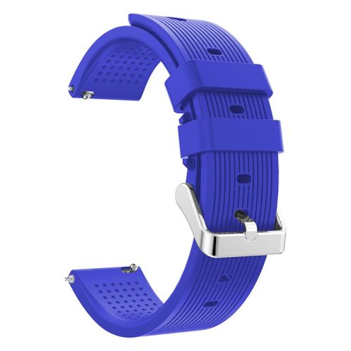 20mm Forehead Wrinkles Texture Soft Silicone Watch Replacement Band for Samsung Galaxy Gear Sport - Purple