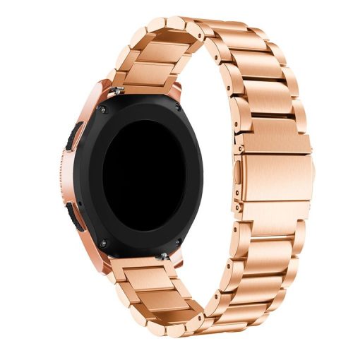 20mm Stainless Steel Link Chain Watch Strap for Samsung Galaxy Watch 42mm - Rose Gold