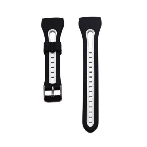 Two-color Silicone Wrist Strap Replacement for Fitbit Charge 4 / 3 - Black / White