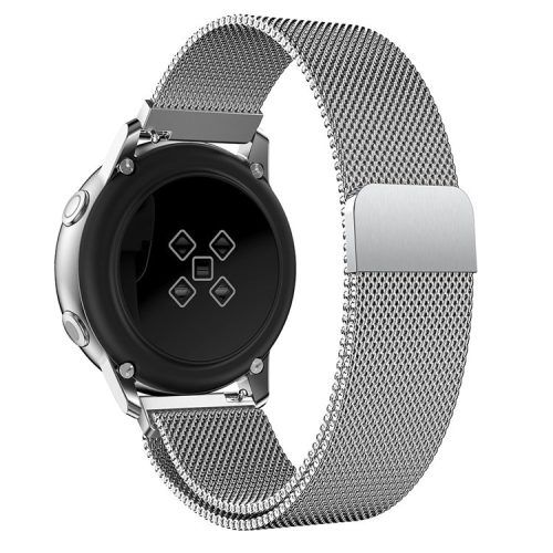 Milanese Mesh Stainless Steel Magnetic Watch Strap for Samsung Galaxy Watch Active SM-R500 - Silver