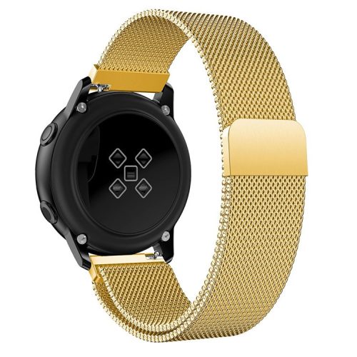 Milanese Mesh Stainless Steel Magnetic Watch Strap for Samsung Galaxy Watch Active SM-R500 - Gold