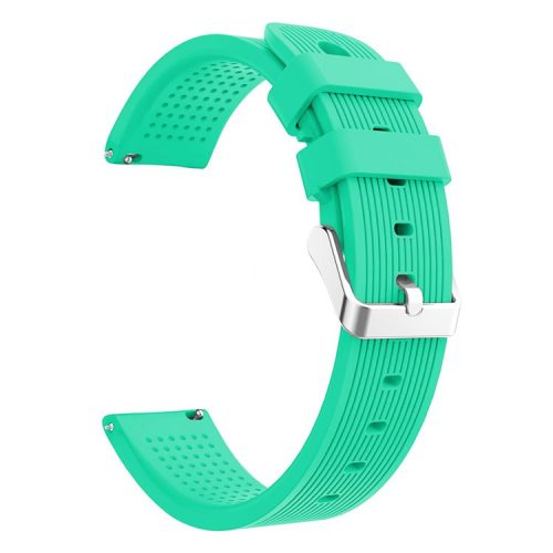 20mm Forehead Wrinkles Texture Soft Silicone Watch Band for Samsung Galaxy Watch Active SM-R500 - Green