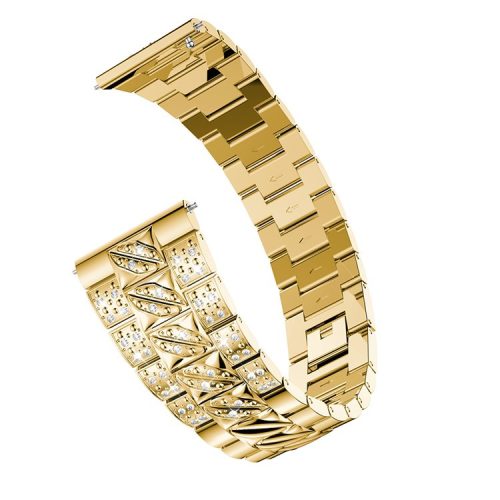 Stylish Rhinestone Decor Alloy Watch Band Replacement for Huawei Watch GT - Gold