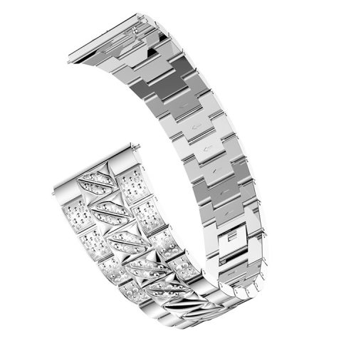 Stylish Rhinestone Decor Alloy Watch Band Replacement for Huawei Watch GT - Silver