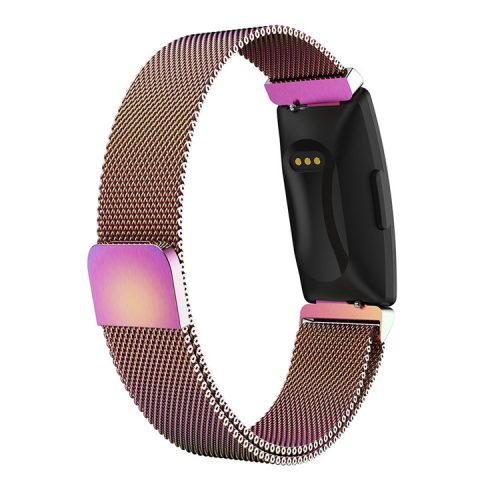 Milanese Mesh Stainless Steel Magnetic Watch Band for Fitbit Inspire HR / Inspire - Size: S / Color