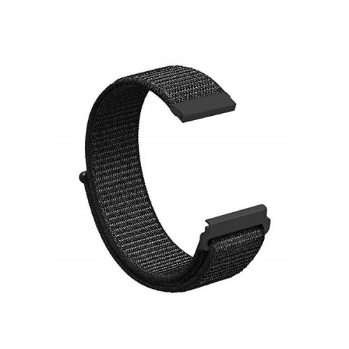 22mm Soft Breathable Nylon Sport Loop Wrist Band Strap for Huawei Watch GT/Watch 2 Pro/Honor Watch Magic - Black