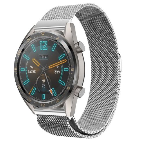 Milanese Stainless Steel Reticular Watch Band for Huawei Watch GT 22mm - Silver