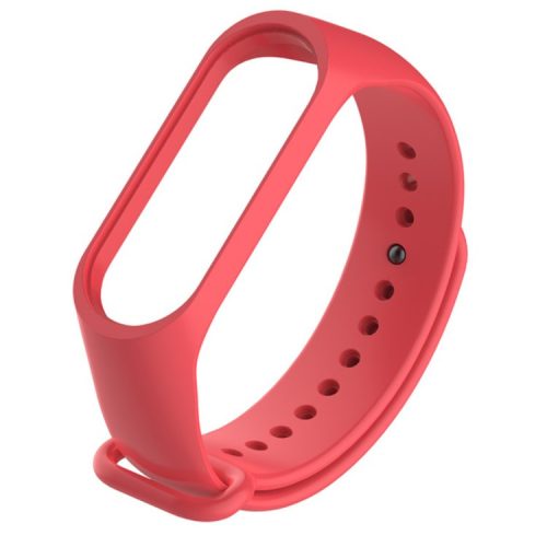 Single-color Silicone Wrist Band Replacement for Xiaomi Mi Band 4 - Red