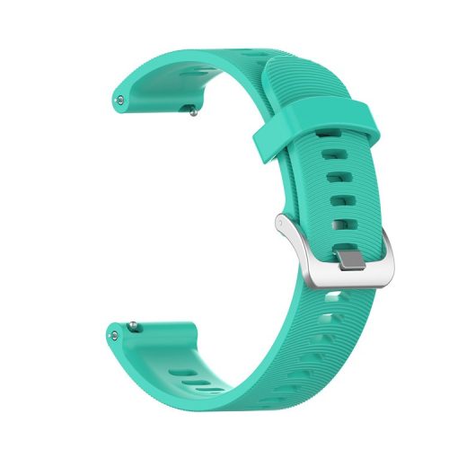 20mm Silicone Watch Strap for Garmin Forerunner 245 Smart Watch Band Replacement - Cyan