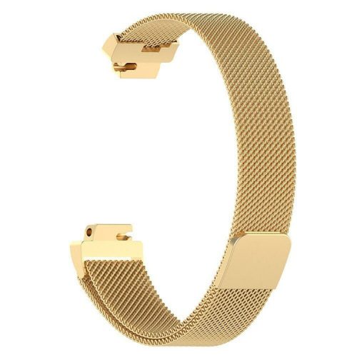 Milanese Stainless Steel Magnetic Watch Wrist Strap for Fitbit Inspire/Inspire HR - Gold