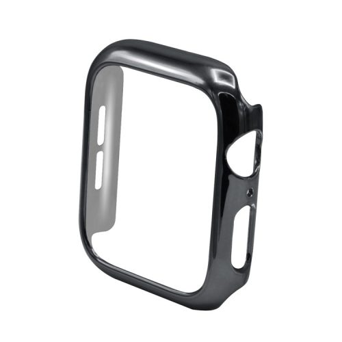 Electroplating Frame PC Protective Case for Apple Watch Series 6/SE/5/4 40mm - Black