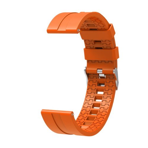 22mm Silicone Watch Strap Replacement Adjustable Watch Band for Huawei Watch GT - Orange