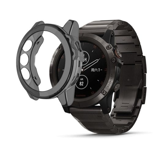 Soft TPU Watch Protective Cover for Garmin Fenix 5X - Black