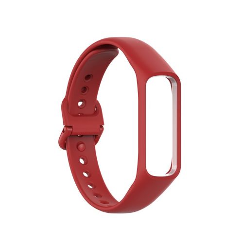 Silicone Smart Watch Band Strap Bracelet Replacement Strap for Samsung Galaxy Fit-e SM-R375 - Red