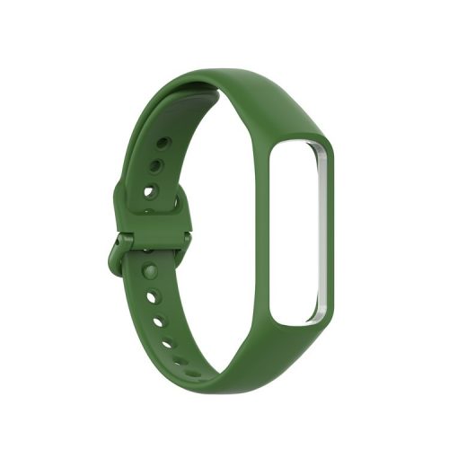 Silicone Smart Watch Band Strap Bracelet Replacement Strap for Samsung Galaxy Fit-e SM-R375 - Green