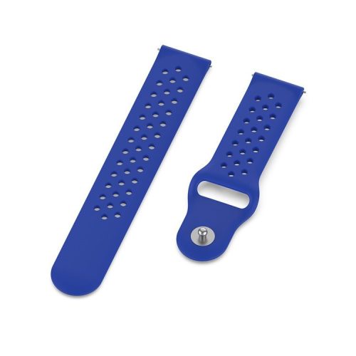 20mm Soft Ventilation Silicone Watch Band Replacement for Garmin Move Luxe/Move Style/Move 3/Move Venu - Baby Blue