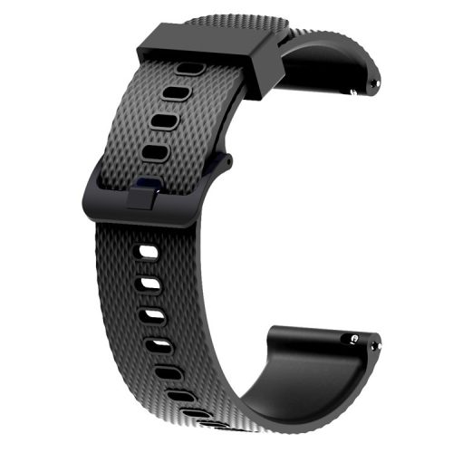 20mm Silicone Smart Watch Band Strap for GarminMove Luxe/Move Style/Move 3/Move Venu - Black