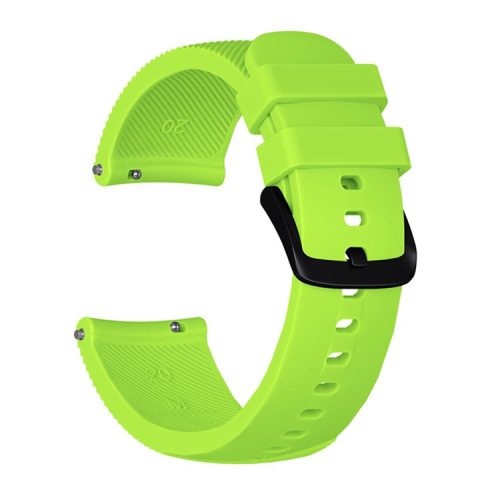 20mm Twill Texture Silicone Smart Watch Strap for GarminMove Luxe/Move Style/Move 3/Move Venu - Light Green