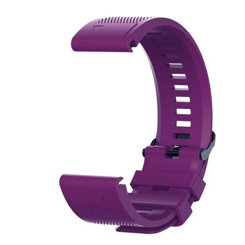 26mm Silicone Watch Band for Garmin Fenix 6X/6X Pro/Fenix 5X/Fenix 5X Plus, Soft Watch Wrist Strap Replacement - Purple