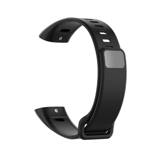 Silicone Wrist Strap Smart Watch Replacement Band for Huawei Band 2 Pro / Band 2 / ERS-B19 / ERS-B29 - Black