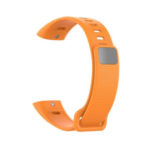 Silicone Wrist Strap Smart Watch Replacement Band for Huawei Band 2 Pro / Band 2 / ERS-B19 / ERS-B29 - Orange