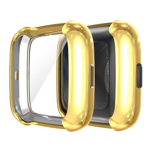 All-round Protective Electroplating TPU Watch Shell for Fitbit Versa 2 - Gold