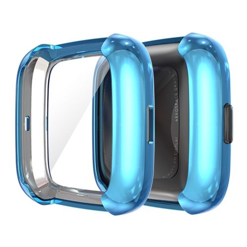 All-round Protective Electroplating TPU Watch Shell for Fitbit Versa 2 - Blue