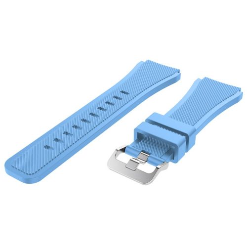 22mm Soft Silicone Sports Watch Strap Wrist Band Replacment for Samsung Gear S3 Frontier / S3 Classic - Baby Blue