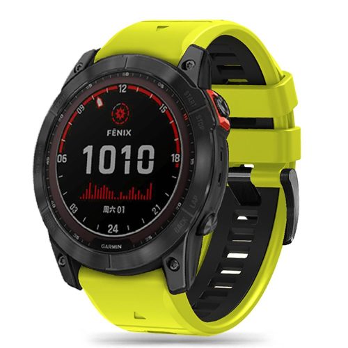 TECH-PROTECT ICONBAND PRO GARMIN FENIX 5 / 6 / 6 PRO / 7 LIME/BLACK