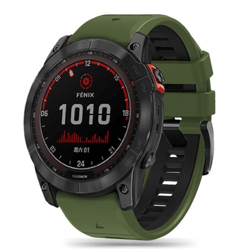 TECH-PROTECT ICONBAND PRO GARMIN FENIX 5 / 6 / 6 PRO / 7 ARMY GREEN/BLACK