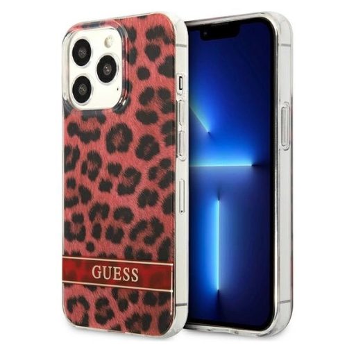 Guess GUHCP13LHSLEOR iPhone 13 Pro / 13 6.1" red/red hardcase Leopard