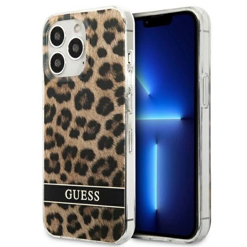 Guess GUHCP13LHSLEOW iPhone 13 Pro / 13 6.1" brown/brown hardcase Leopard