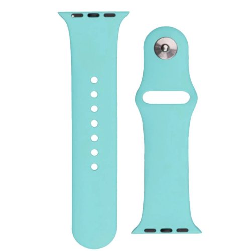 Silicone Strap APS Silicone Band for Watch Ultra / 9 / 8 / 7 / 6 / 5 / 4 / 3 / 2 / SE (45 / 44 / 42mm) Strap Watch Bracelet Light Blue