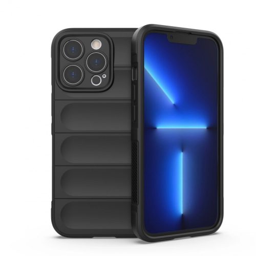 Magic Shield Szilikon Tok iPhone 13 Pro flexible armored Fekete