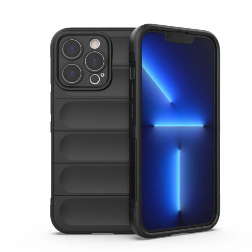 Magic Shield Szilikon Tok iPhone 13 Pro Max flexible armored Fekete