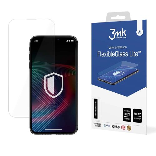 Tempered glass for iPhone 14 Pro Max / 14 Plus hybrid flexi 6H 3mk FlexibleGlass Lite series