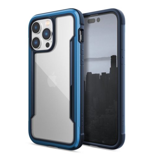 Raptic X-Doria Shield Case iPhone 14 Pro Max armored cover blue