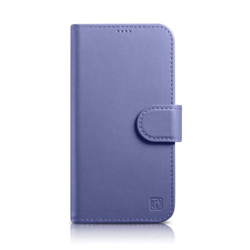 iCarer Wallet Case 2in1 Cover iPhone 14 Pro Anti-RFID Leather Flip Case Light Purple (WMI14220726-LP)