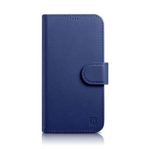 iCarer Wallet Case 2in1 Cover iPhone 14 Plus Anti-RFID Leather Flip Case Blue (WMI14220727-BU)