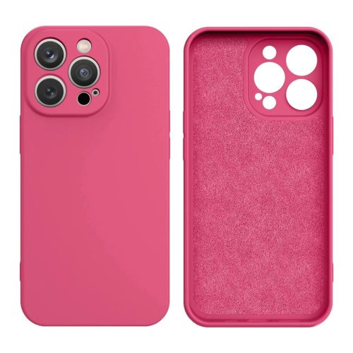 Silicone case iPhone 14 Plus silicone case fuchsia