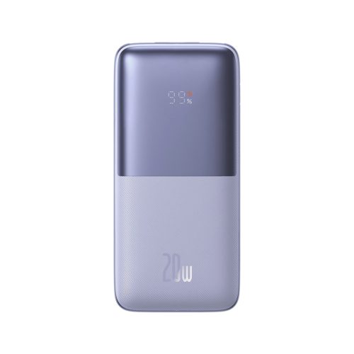 Baseus Bipow Pro Power Bank 10000mAh 20W Purple with USB Type A - USB Type C 3A 0.3m Cable (PPBD040205)