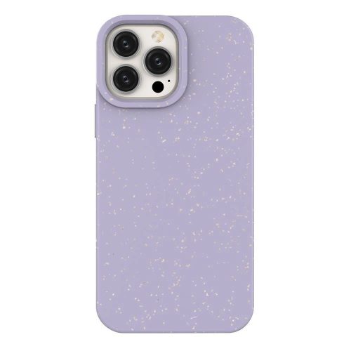 Eco Case case for iPhone 14 Pro Max silicone degradable cover purple