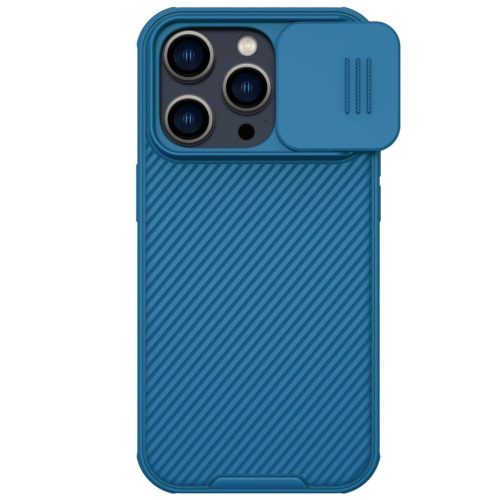 Nillkin CamShield Pro Case iPhone 14 Pro Armored Cover Camera Protector Blue