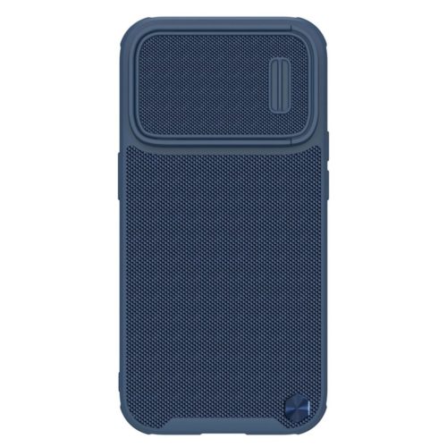 Nillkin Textured S Case for iPhone 14 Pro, armored cover with camera cover, blue