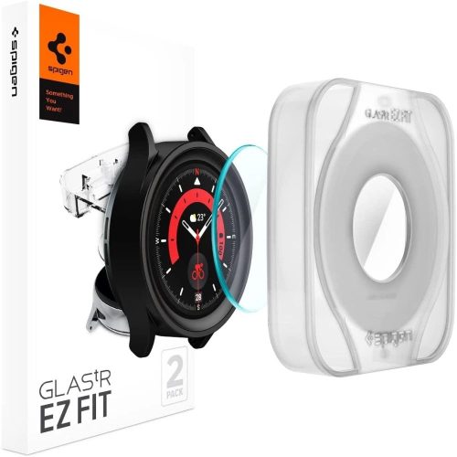 TEMPERED GLASS Spigen GLAS.TR "EZ-FIT" 2-PACK GALAXY Watch 5 PRO (45 MM)