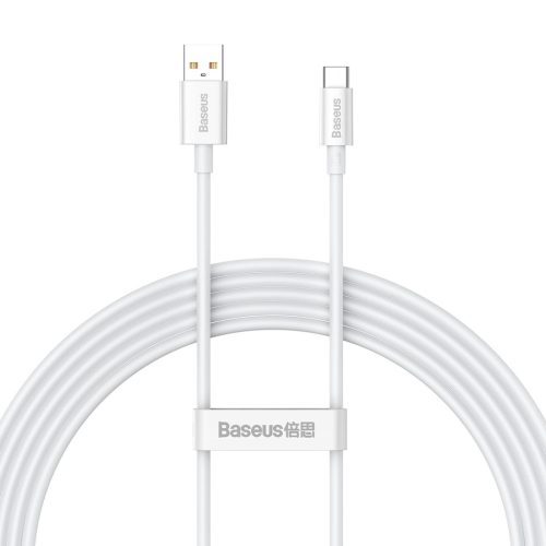 Baseus Superior Series Fast Charging Cable USB-A - USB-C 100W 480Mbps 2m white